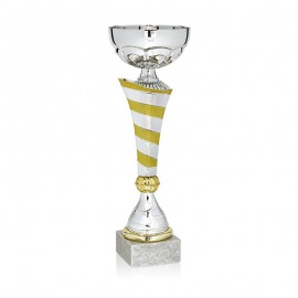 Trofeo copa espiral bicolor