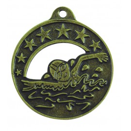Medalla infantil de natación 