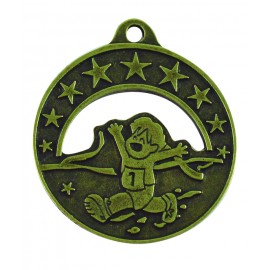 Medalla infantil de cross 