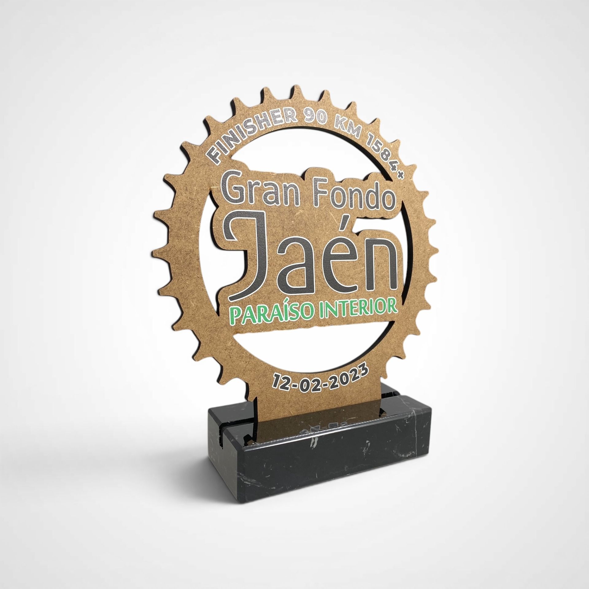 Trofeo ciclismo madera 038