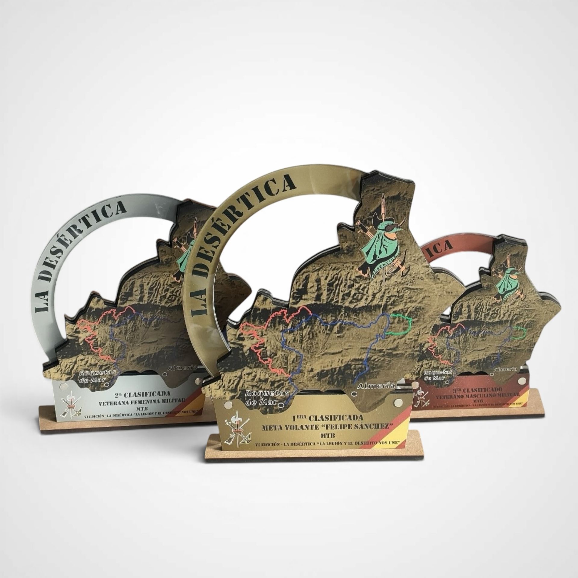 Trofeo ciclismo madera 041