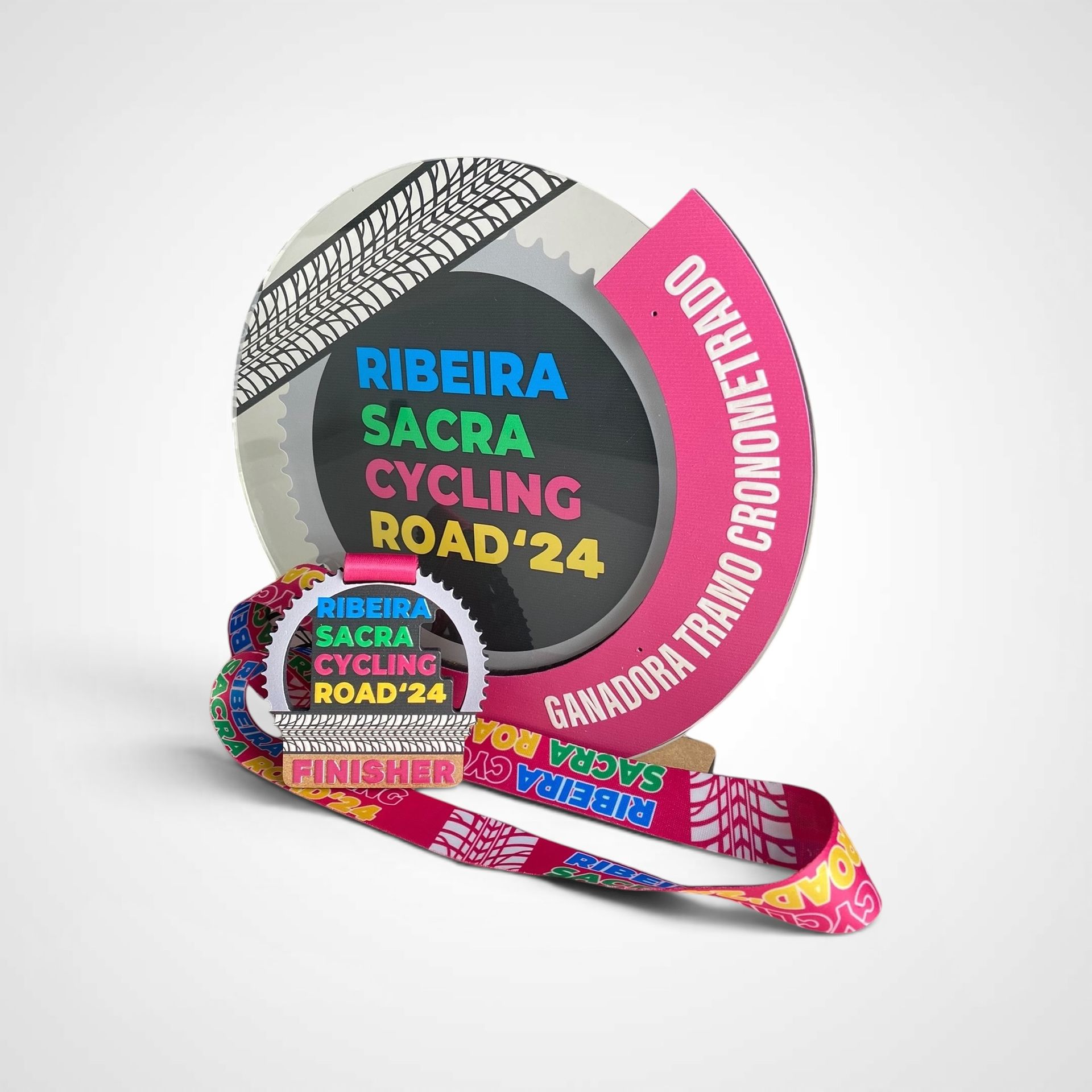 Trofeo ciclismo madera 064