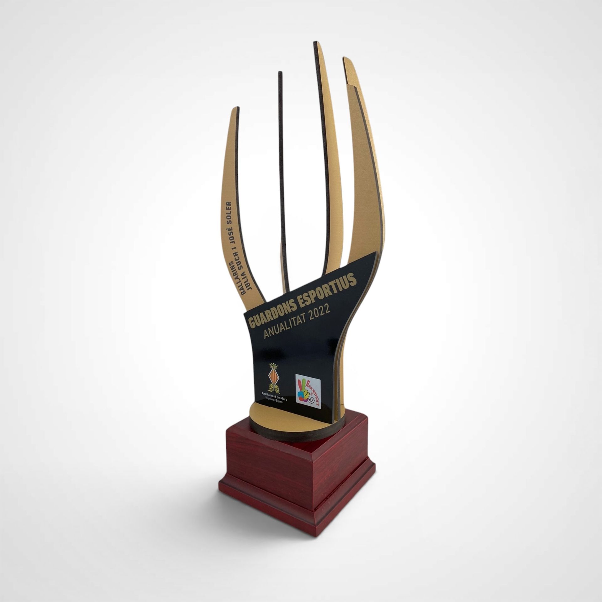 Trofeo organismos oficiales metal 010