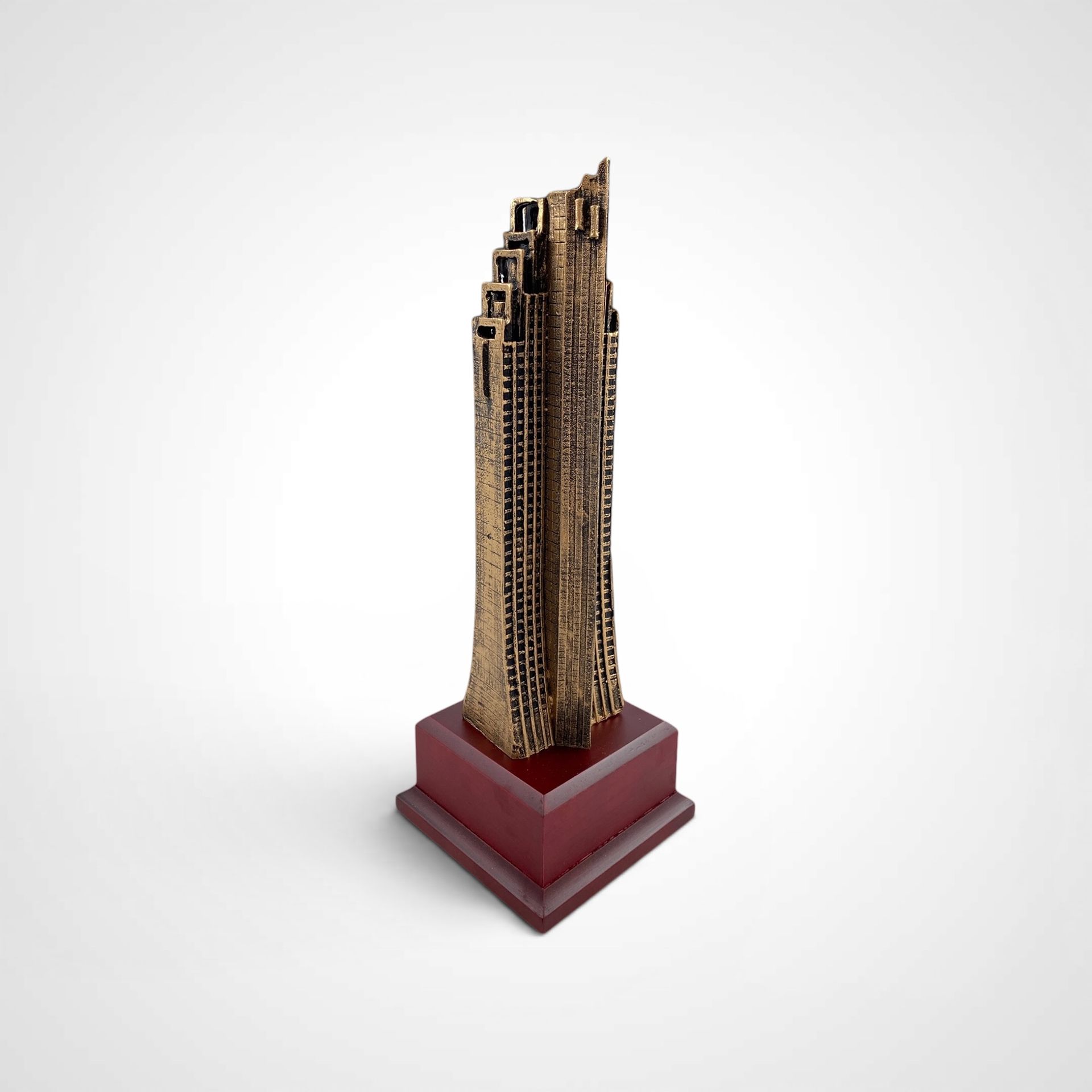 Trofeo running madera resina 052