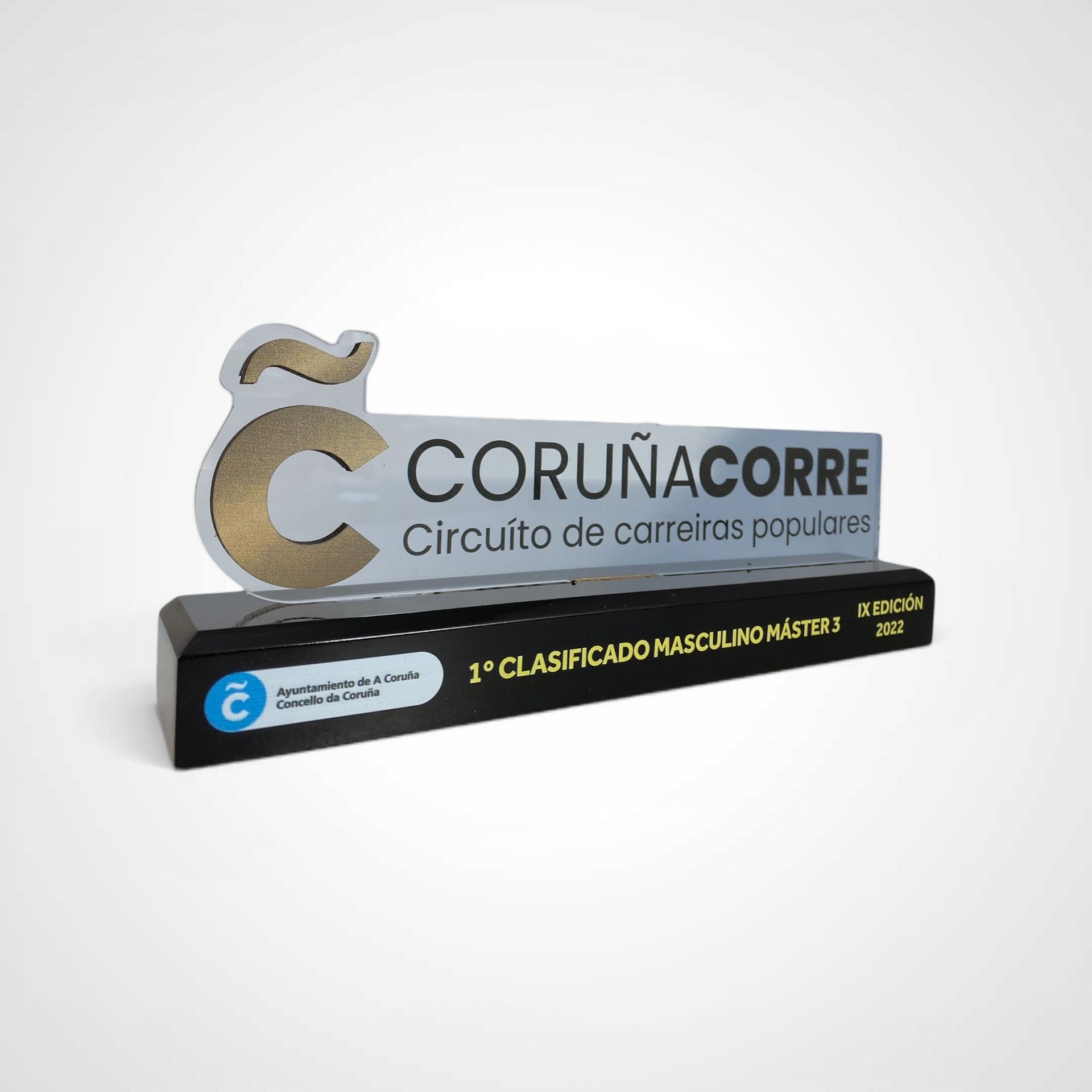 Trofeo running organismos oficiales metacrilato 020