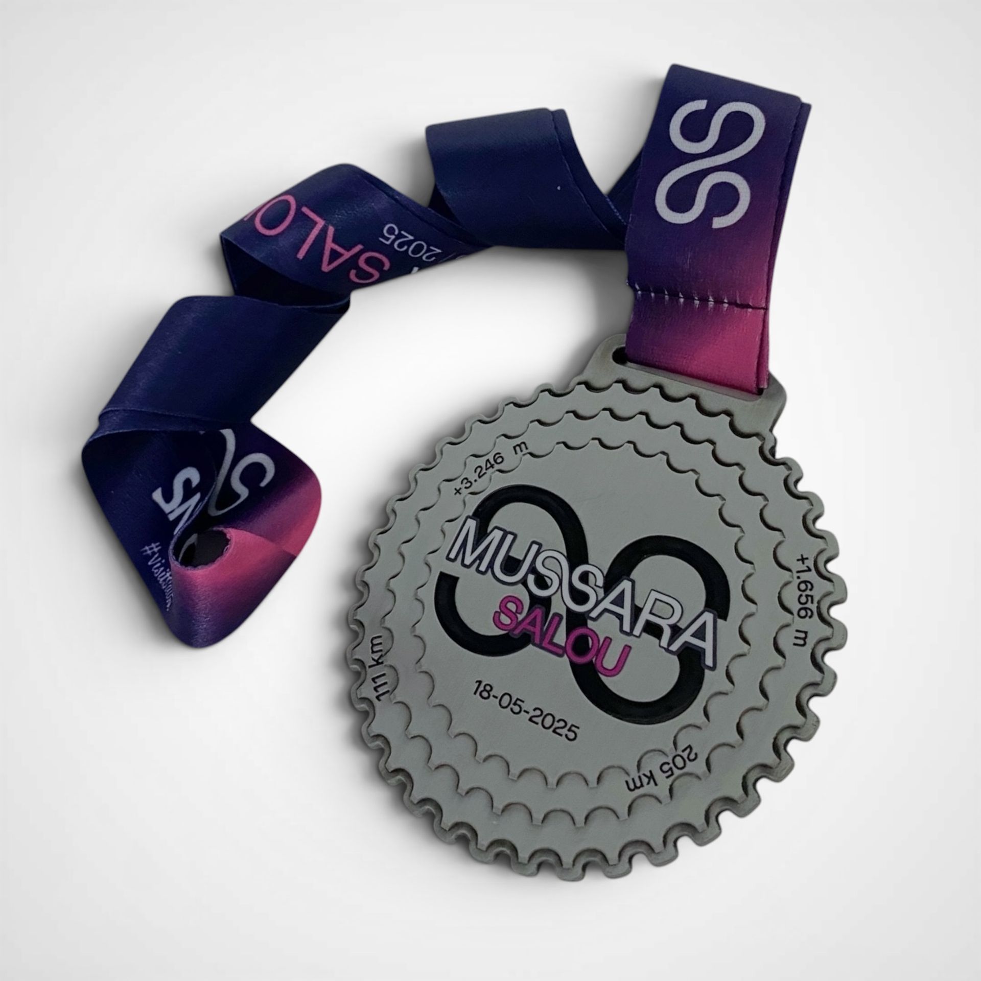 Medalla metal ciclismo 117