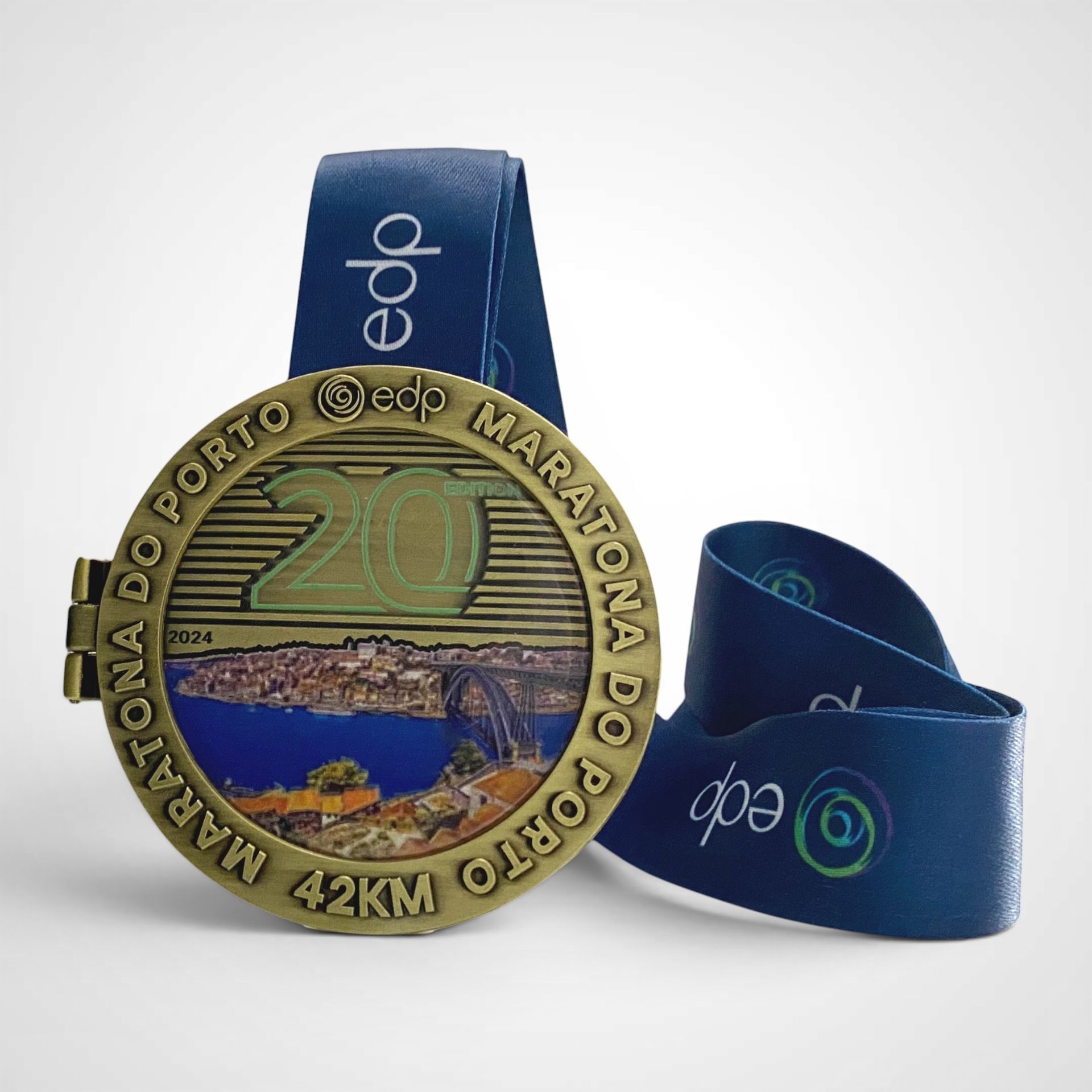 Medalla running metal metacrilato 081