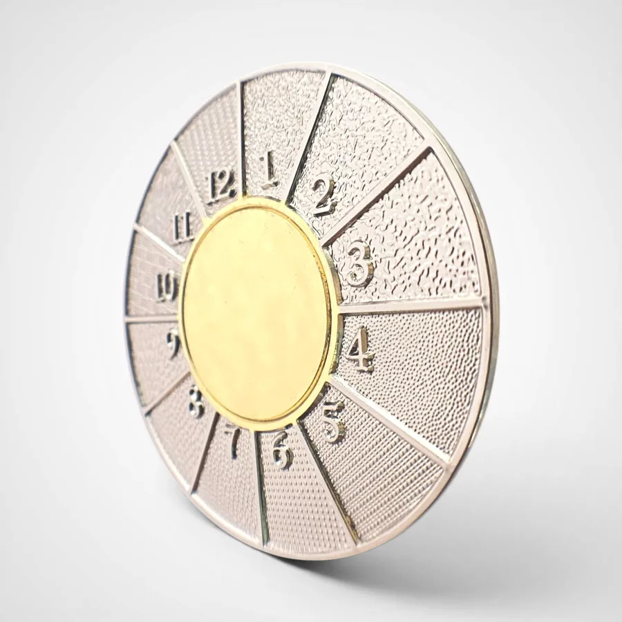 Dos tonos (Oro y Plata brillo)