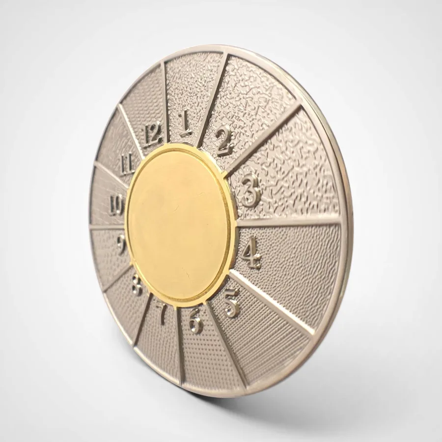 Dos tonos (Oro y Plata mate)