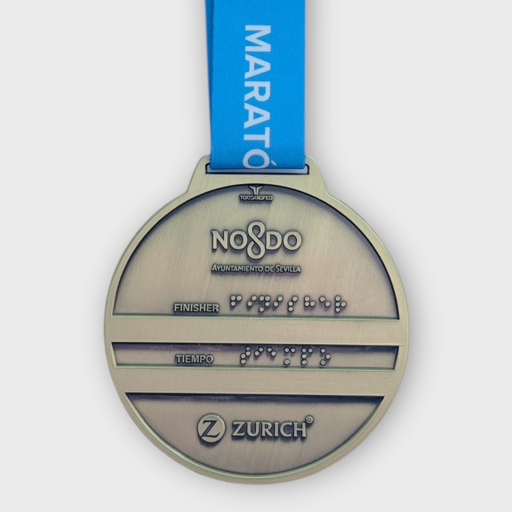 Medalla Maratón Sevilla 2026
