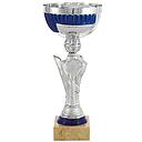 Trofeo 18048/2 alt.34cm plata/azul