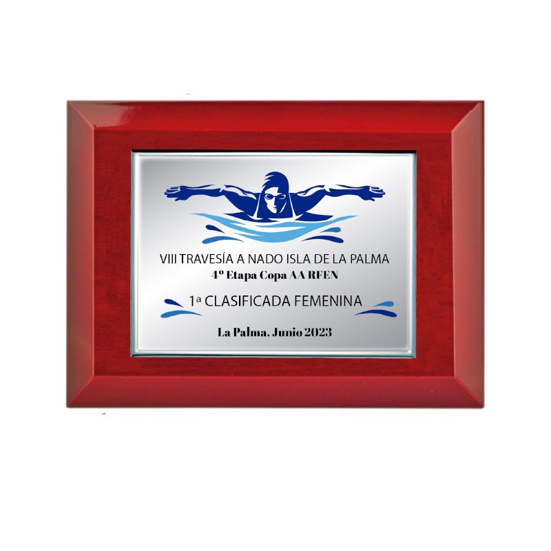 Placa conmemorativa de aluminio Ancona