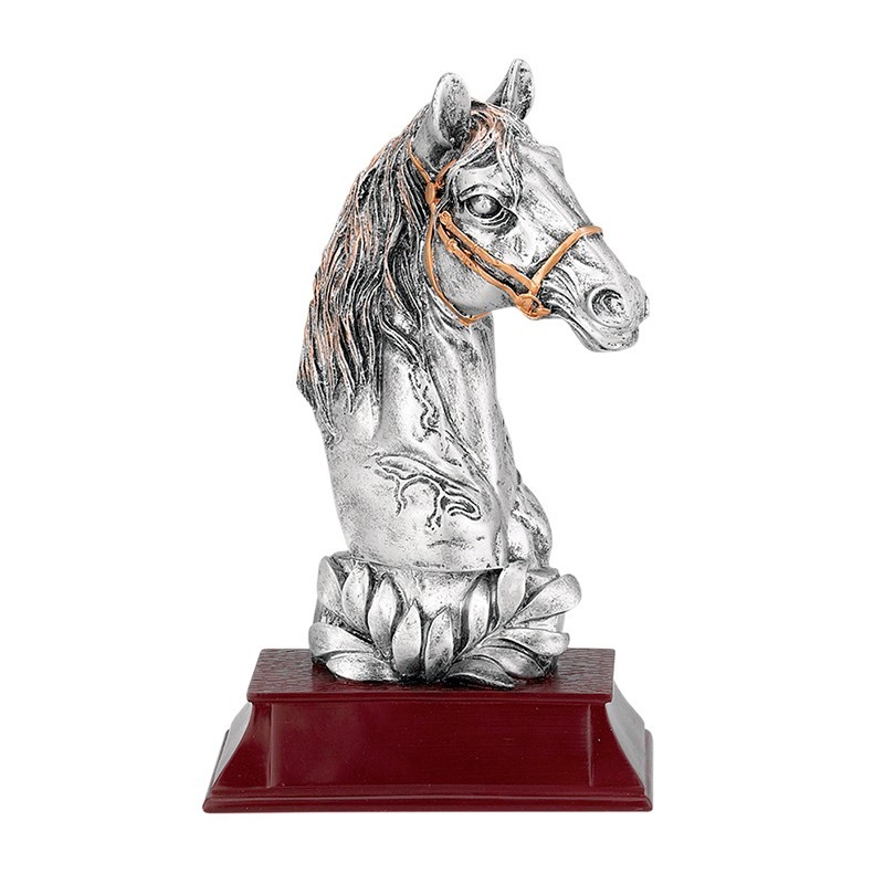 Trofeo de resina caballo
