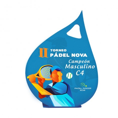Trofeo de Pádel de 3 alturas. Ref. 26097