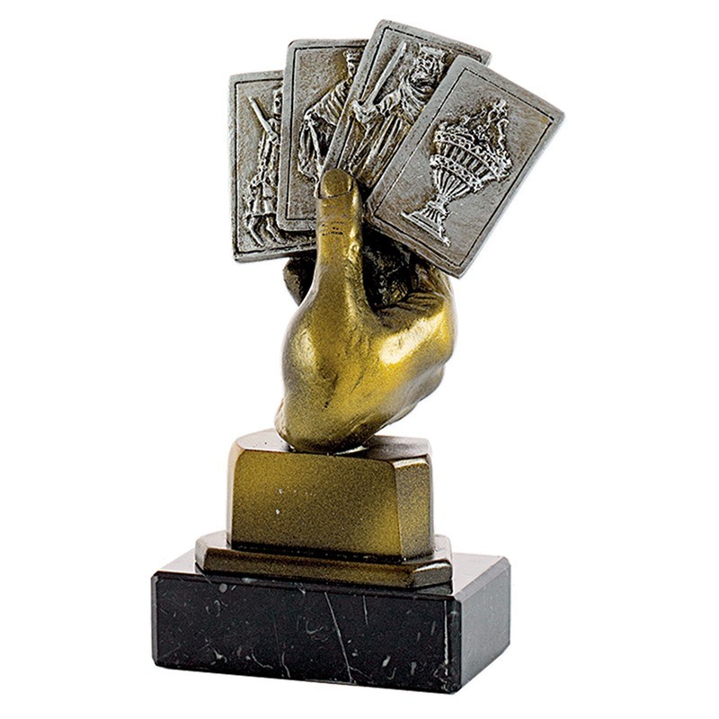 Trofeo de Cartas de 3 alturas. Ref. 26112