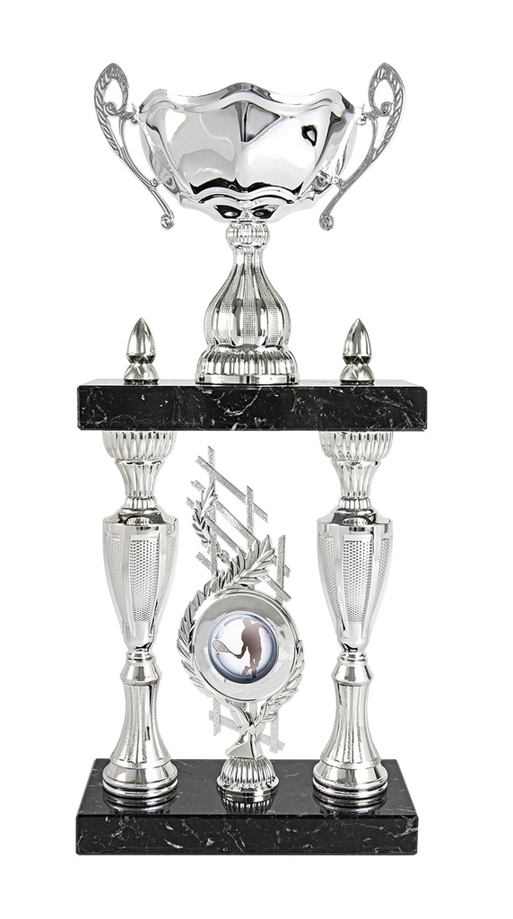 Trofeo de columna con portadisco