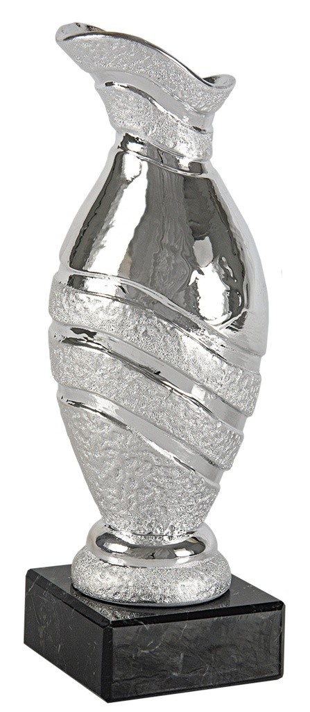 Trofeo cerámica plata