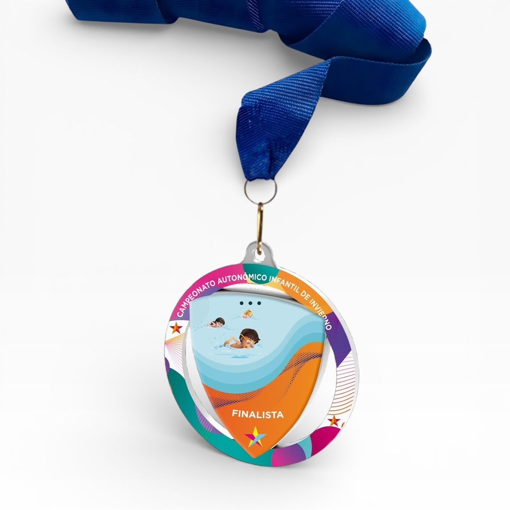 Medalla  S07B Personalizable a color