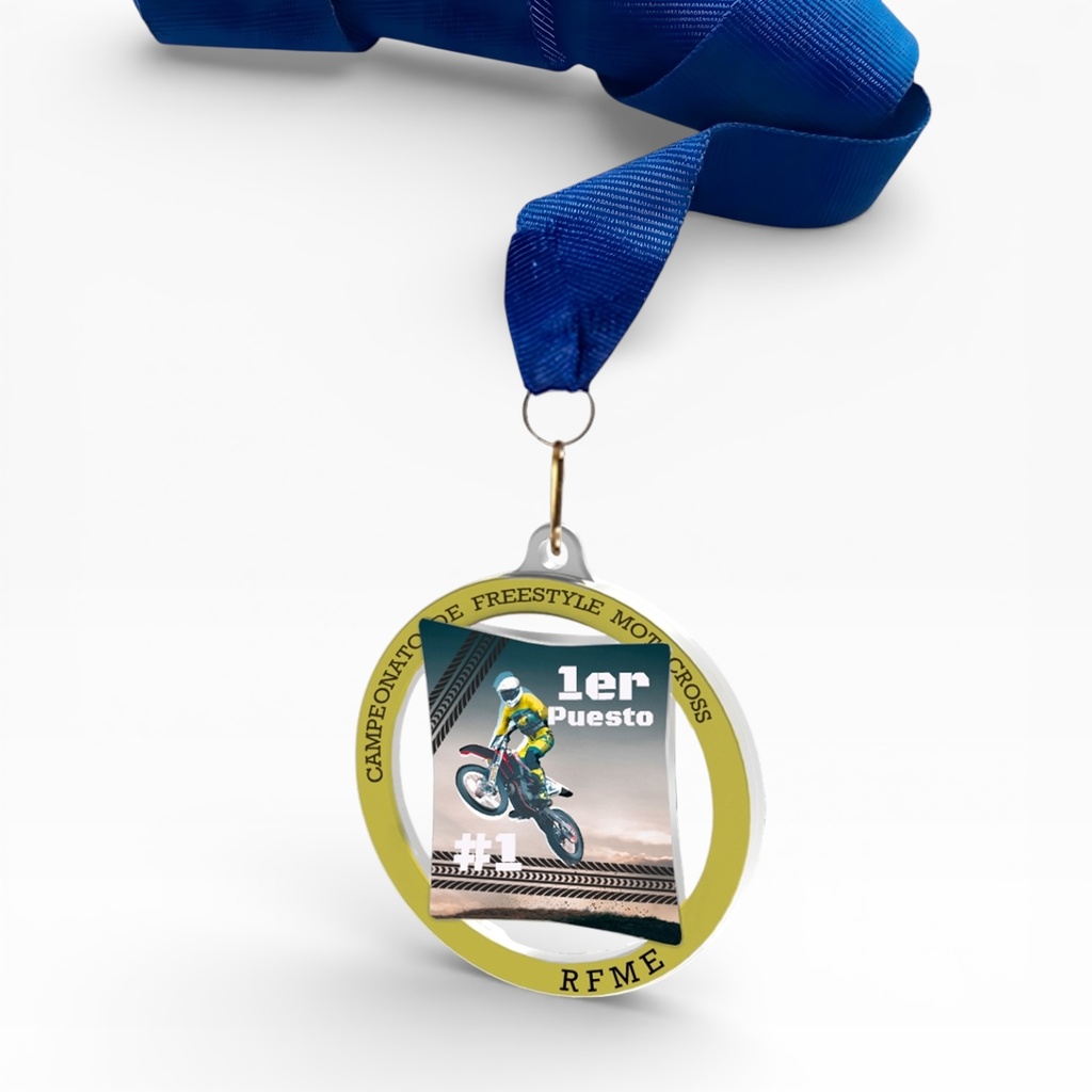 Medalla de 60mm S07E Personalizable a color