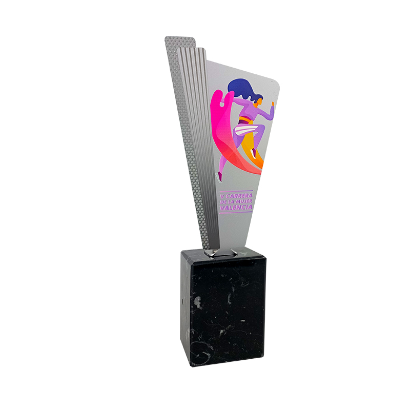 Trofeo hierro impreso a todo color TZ02