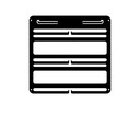 Medallero metal Portadorsales de 250mm