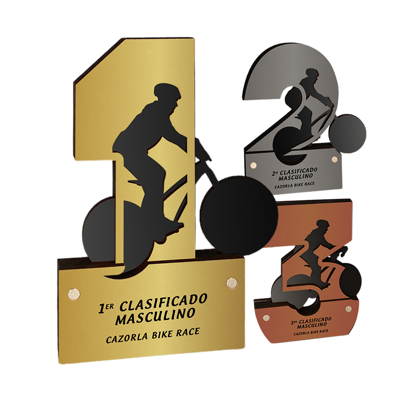 Trofeo de Ciclismo de 3 alturas. Ref. 26106