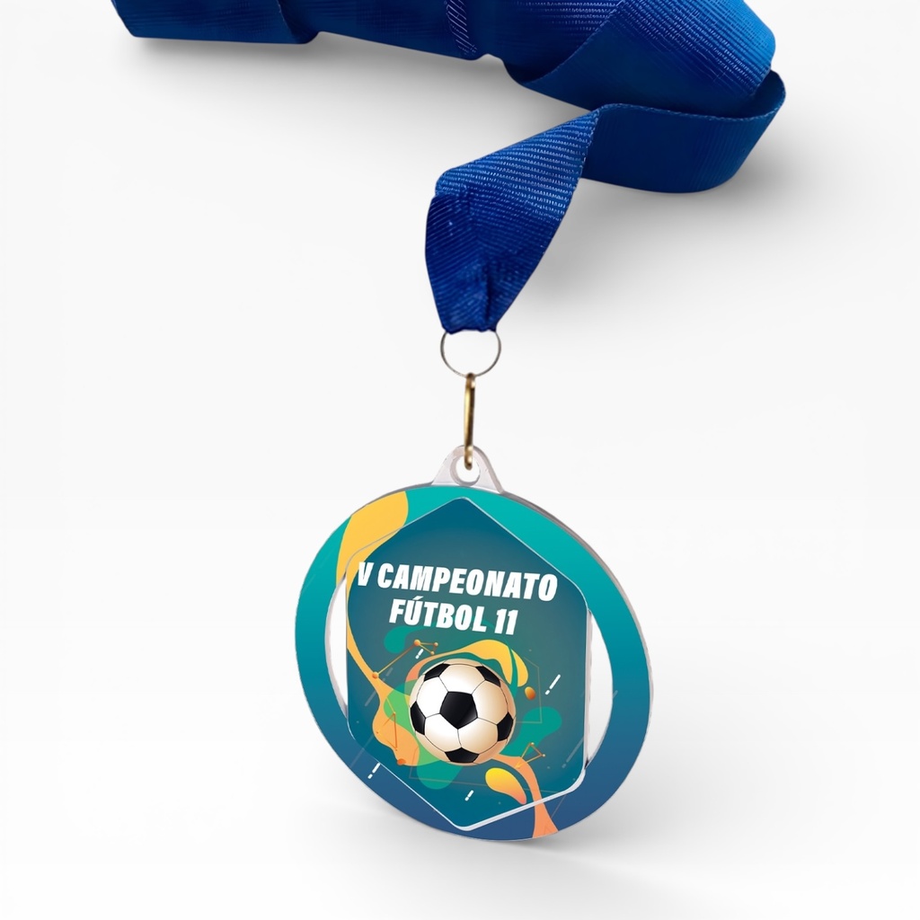 Medalla de 60mm S07F Personalizable a color