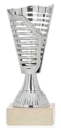 Trofeo Económico plateado de 3 alturas. Ref. 26041