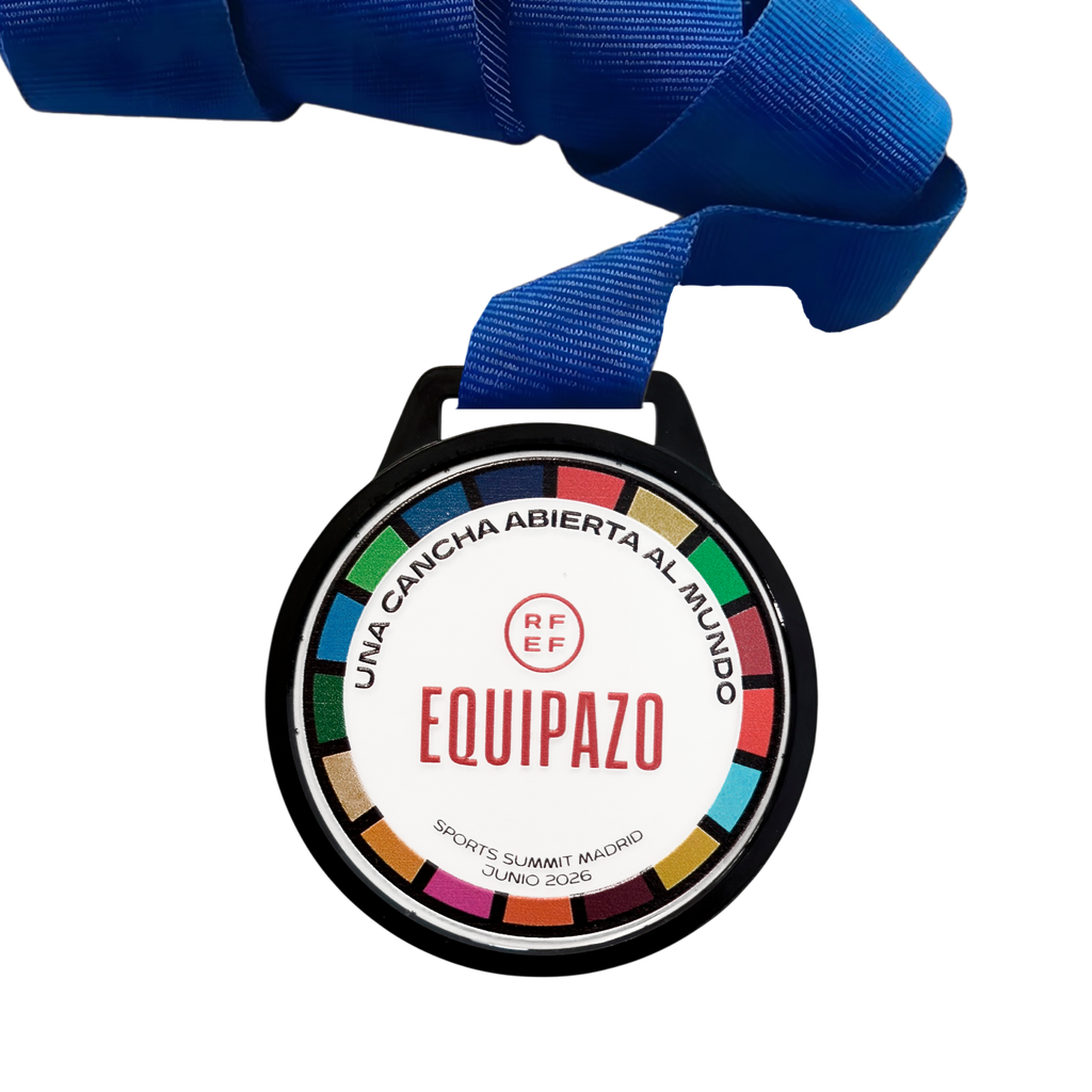 Medalla Serie 12B negra con pieza central transparente - venta web