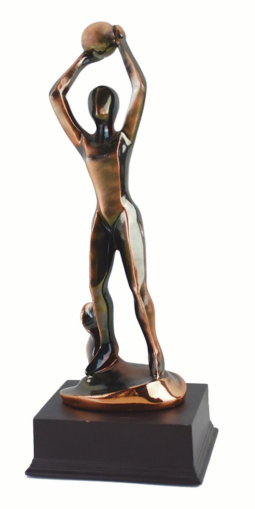 Trofeo de Baloncesto de 24cm de altura. Ref. 26109