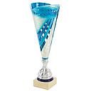 Trofeo  18008/1 alt.42cm plata/azul