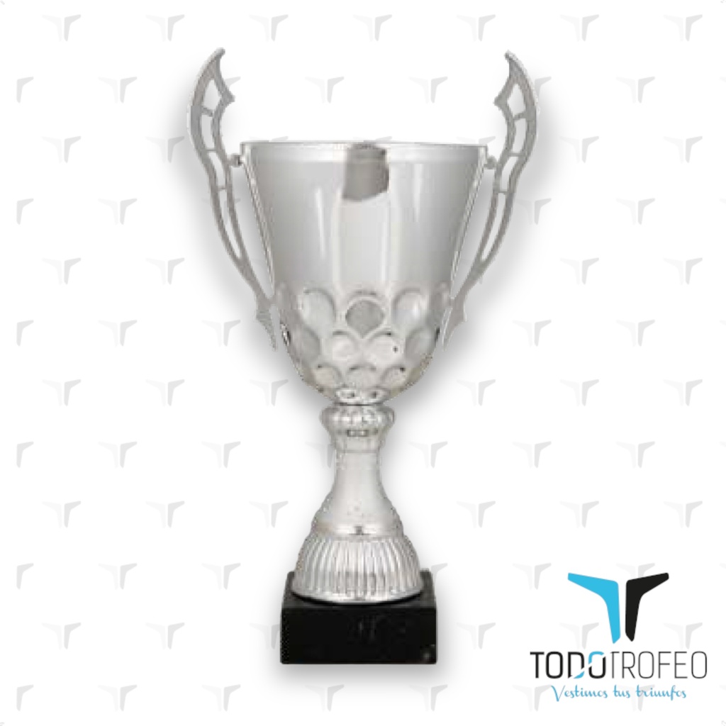 Trofeo 12043/2 alt.34cm cerám. S. c/asas