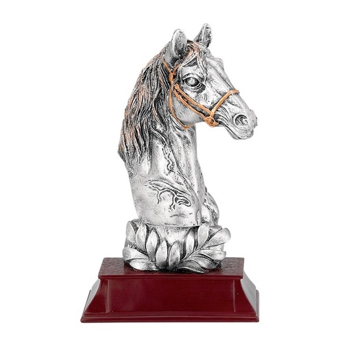 Trofeo de resina caballo