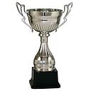Trofeo plata con asas mariposa