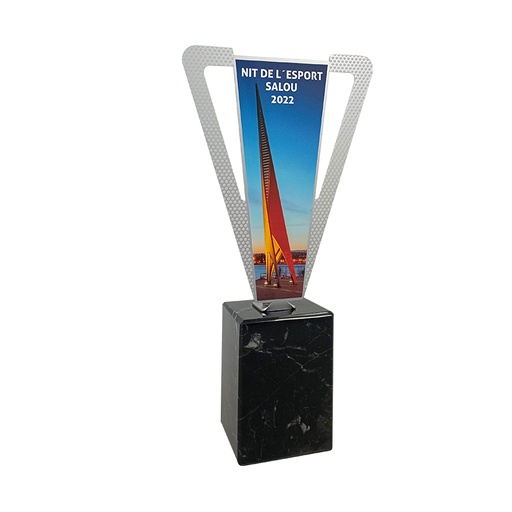 Trofeo hierro impreso a todo color TZ01