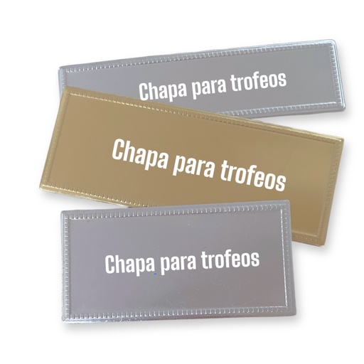 [41001- <50] Grabación chapas de trofeos