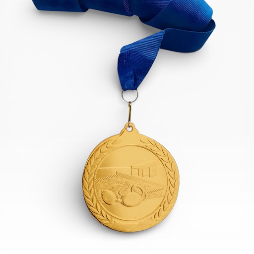Med. 50mm 60/01 futbol bronce