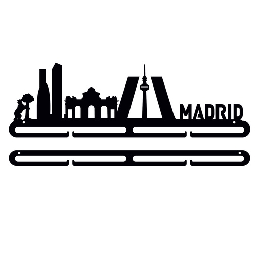 [MDL.026-2] Medallero metal Madrid de 400m con extensión