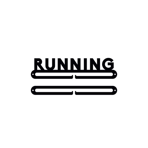 [MDL.019-2] Medallero metal letras running de 250mm con extensión