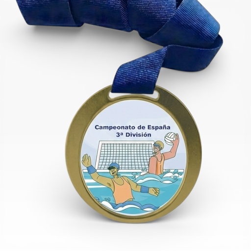 Medalla  Redonda S06A impresa a color