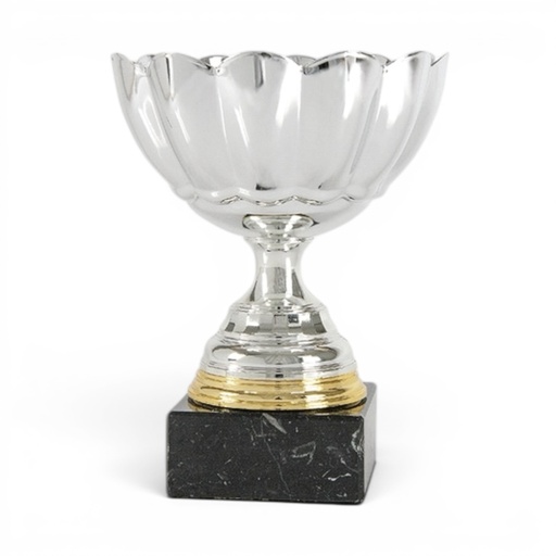 Copa plateada y dorada sin asas, 3 alturas Ref. 26024