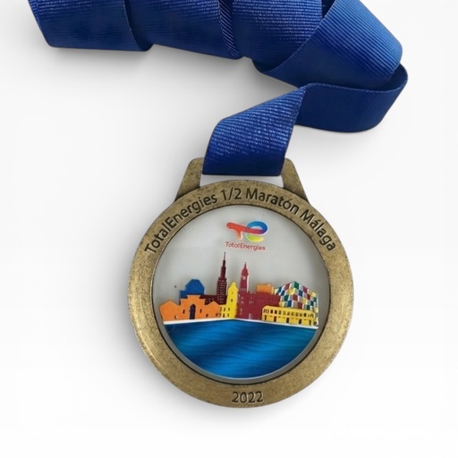 Medalla con pieza central de Metacrilato reemplazable S12C