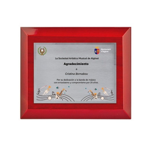 Placa de hierro Génova