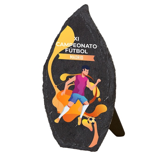 Trofeo gota pizarra impreso a color. Ref. 24084 - 26065