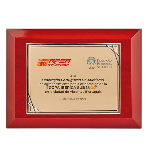Placa Manila de aluminio