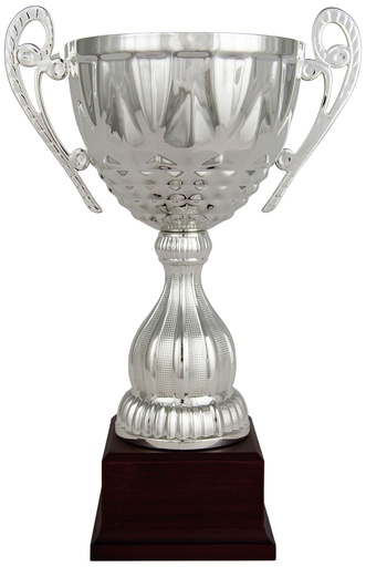 Trofeo Clásico en plata con asas y peana de mármol Ref. 26015