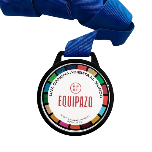 Medalla aro metal negro con pieza central de Metacrilato impresa a color S12B (web)