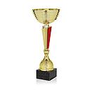 Trofeo bicolor dorado/rojo