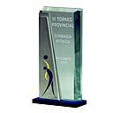 Trofeo cristal vertical